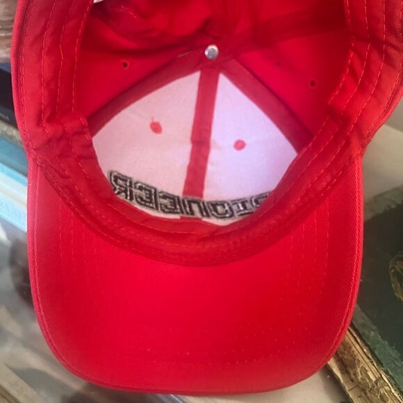 Honda Pioneer Side By Side Red Adjustable Baseball Ball Cap Hat. - Picture 6 of 7